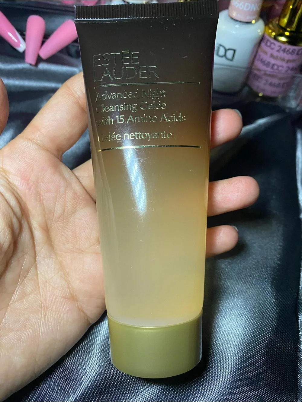 Estee Lauder Advanced Night Cleansing Gel - Gradient Gold to Clear